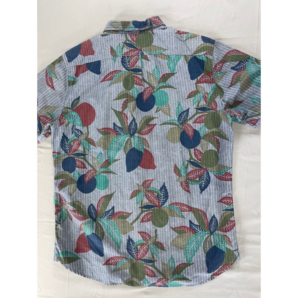 Vissla Short Sleeve Button Front Poly-Cotton Sport Shirt. Men's Size L, EUC!! - Picture 5 of 6